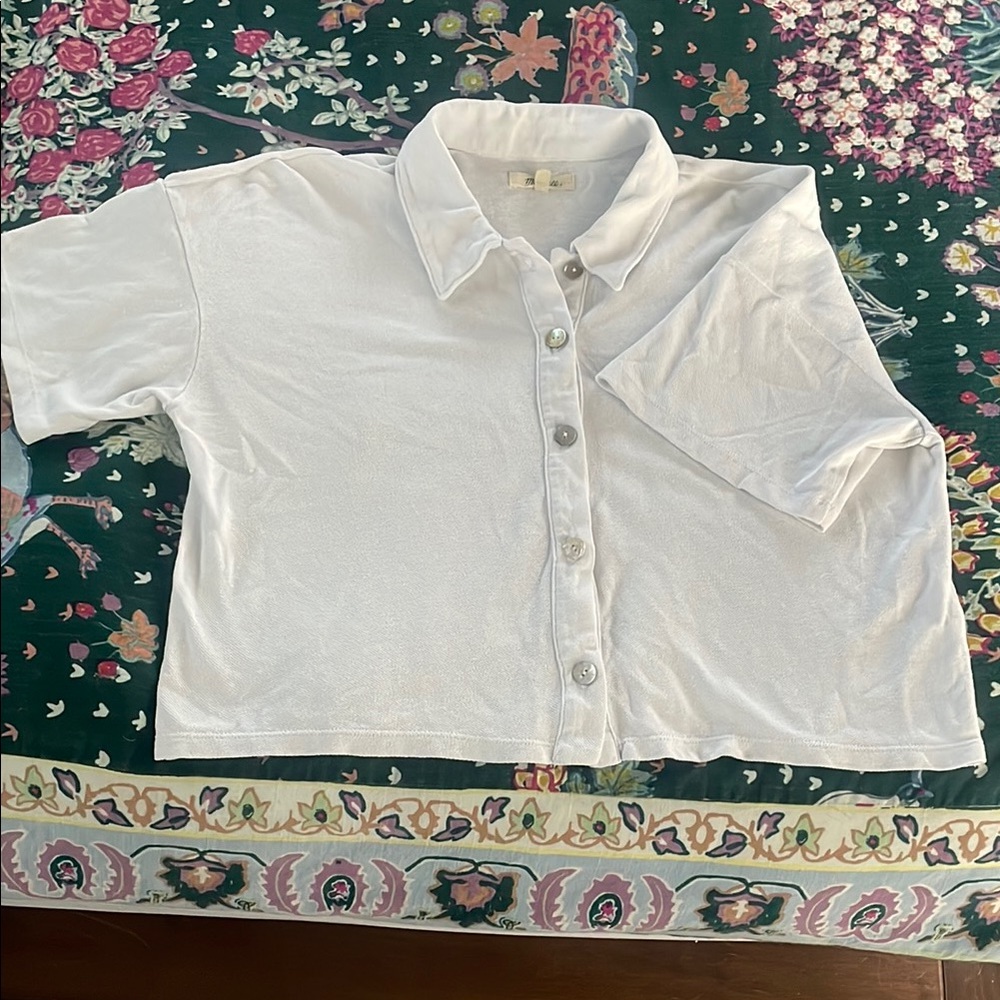 Madewell Button Front Top